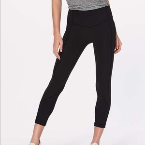 Lululemon all the right places crop leggings
